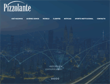 Tablet Screenshot of pizzolante.com